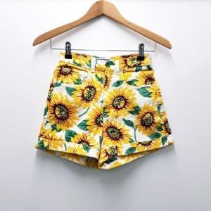 American Apparel Sunflower Shorts